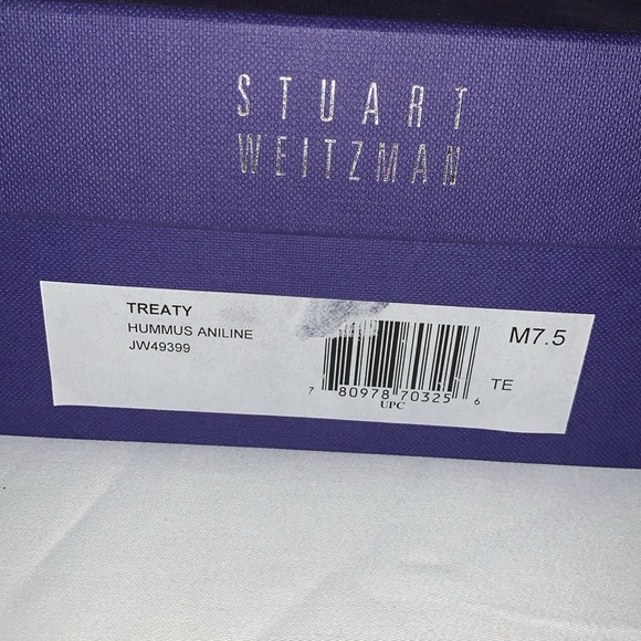 Gently Loved Stuart Weitzman Sandal Hummus Aniline - Picture 6 of 6